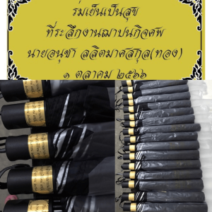 ร่มพับ2ตอนพรีเมี่ยม ร่มงานศพ