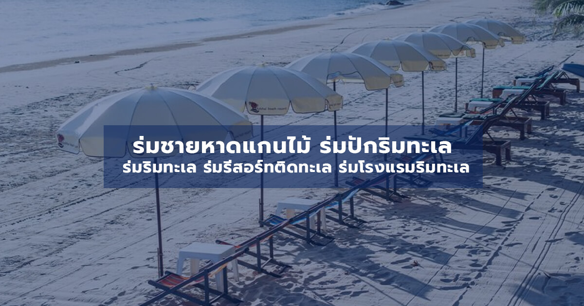 ร่มชายหาดแกนไม้ ร่มปักริมทะเล ร่มริมทะเล ร่มรีสอร์ทติดทะเล ร่มโรงแรมริมทะเล